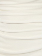DION LEE - One-sleeve Draped Satin Mini Dress