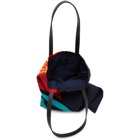 PS by Paul Smith Navy Cheetah Flag Tote