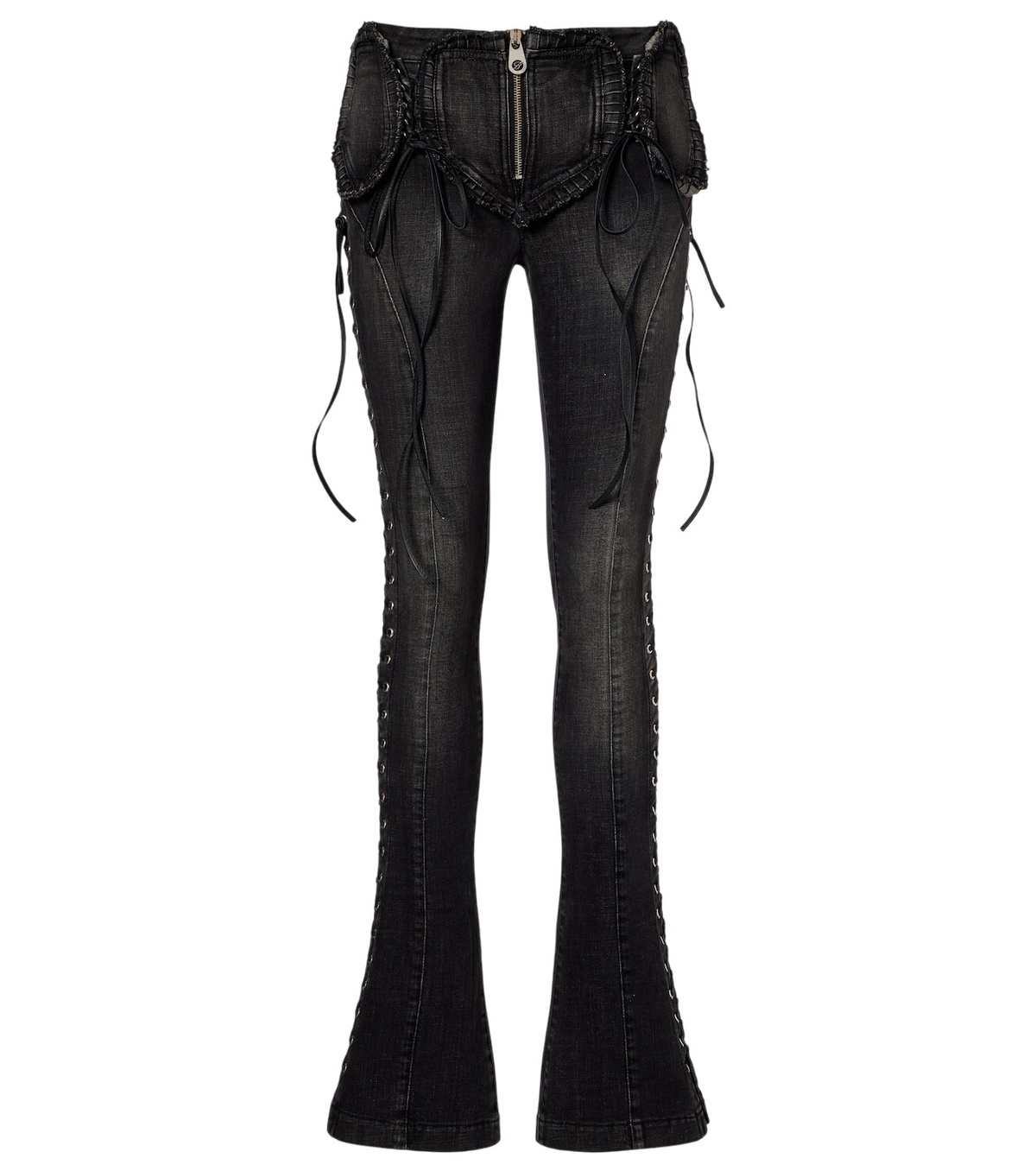 Blumarine Embellished buckle boyfriend jeans Blumarine