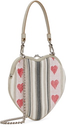 Vivienne Westwood Off-White Belle Heart Frame Bag