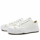 Maison MIHARA YASUHIRO Men's Original Sole Toe Cap Lowcut Canvas S Sneakers in White