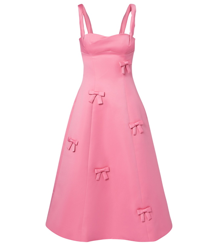 Photo: Leo Lin Beatrice bow-detail midi dress