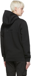 HH-118389225 Black Cotton Hoodie