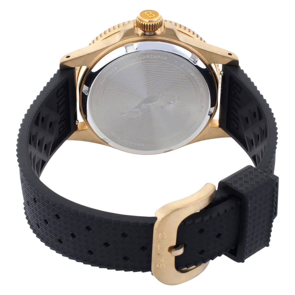 Baltic Aquascaphe Automatic Black Dial Mens Watch AQUABRONZEBLACK