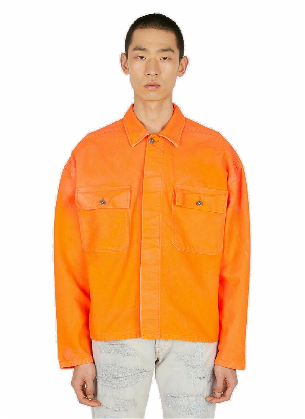 Photo: Reflect Denim Shirt in Orange