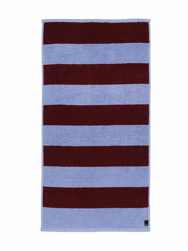 Photo: HAY - Frotté Striped Cotton Hand Towel