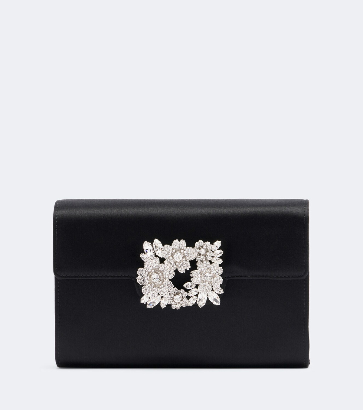 Roger Vivier Efflorescence Mini embellished satin clutch