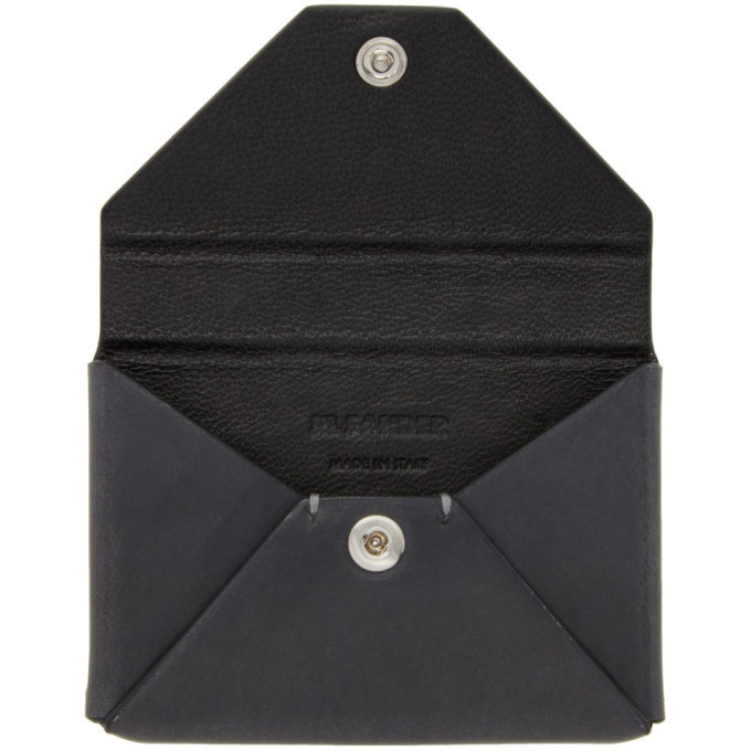 Jil Sander Grey Envelope Case Card Holder