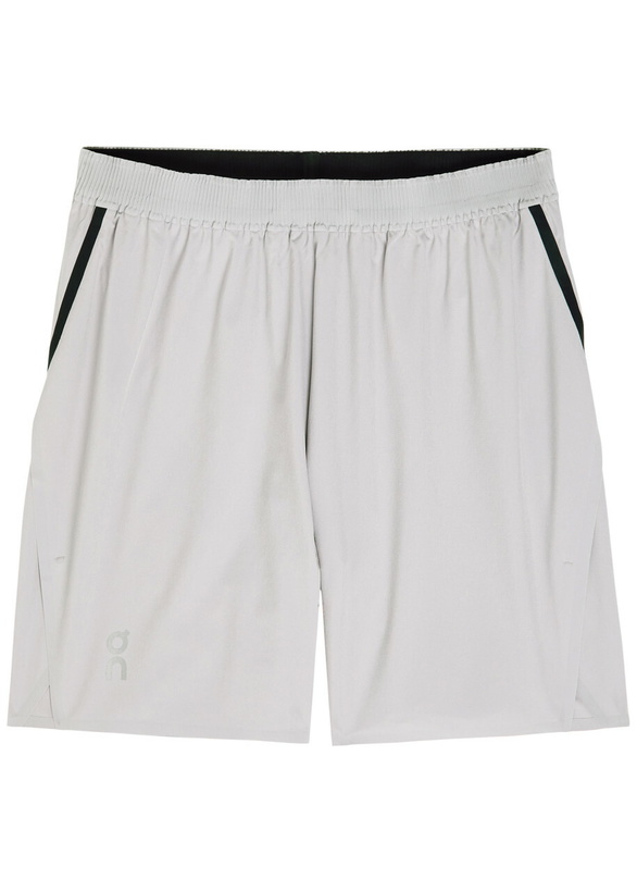 Photo: ON Train Stretch-shell Shorts Grey