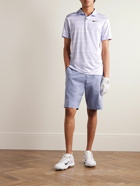 Nike Golf - Tour Striped Dri-FIT Golf Polo Shirt - Purple