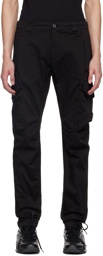 C.P. Company Black Ergonomic Cargo Pants