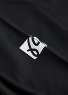 Malbon Performance Logo Stretch-jersey top Black