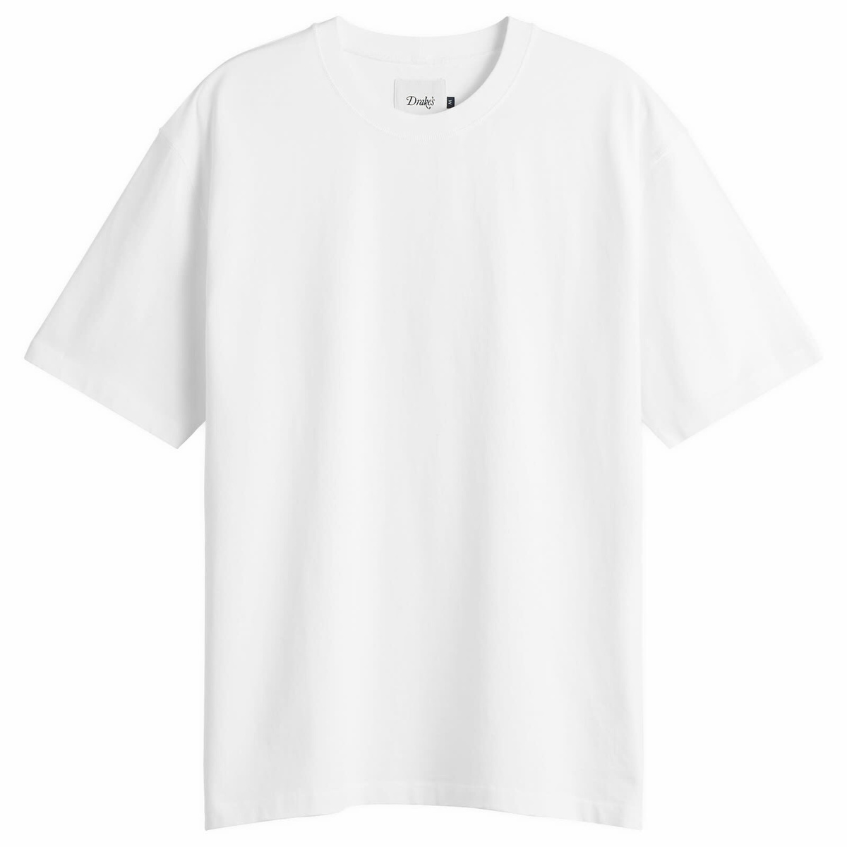 Drake's Men's 6 Tile Back Print Hiking T-Shirt in Ecru