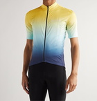 Cafe du Cycliste - Fleurette Printed Cycling Jersey - Yellow