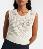 Vivienne Westwood Ella cropped cotton sweater vest