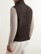Eleventy - Brushed-Wool Zip-Up Gilet - Unknown