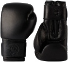 Modest Vintage Player Black Pro Leather Boxing Gloves