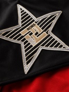 FENDI - Logo-Appliquéd Panelled Jersey Sweatpants - Multi