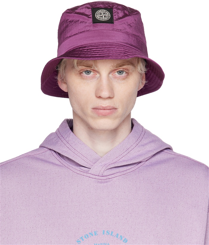 Photo: Stone Island Purple Patch Bucket Hat