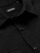 Zegna - Denim Western Shirt - Black