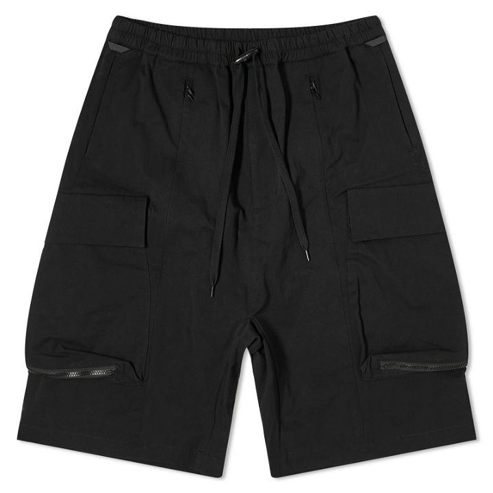 Photo: Poliquant Men's High Density Jungle Cargo Shorts in Black