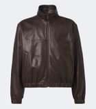 Saint Laurent Leather blouson jacket