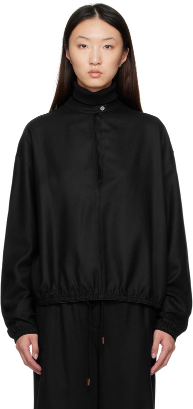 Photo: LE17SEPTEMBRE Navy Layered Neck Sweater