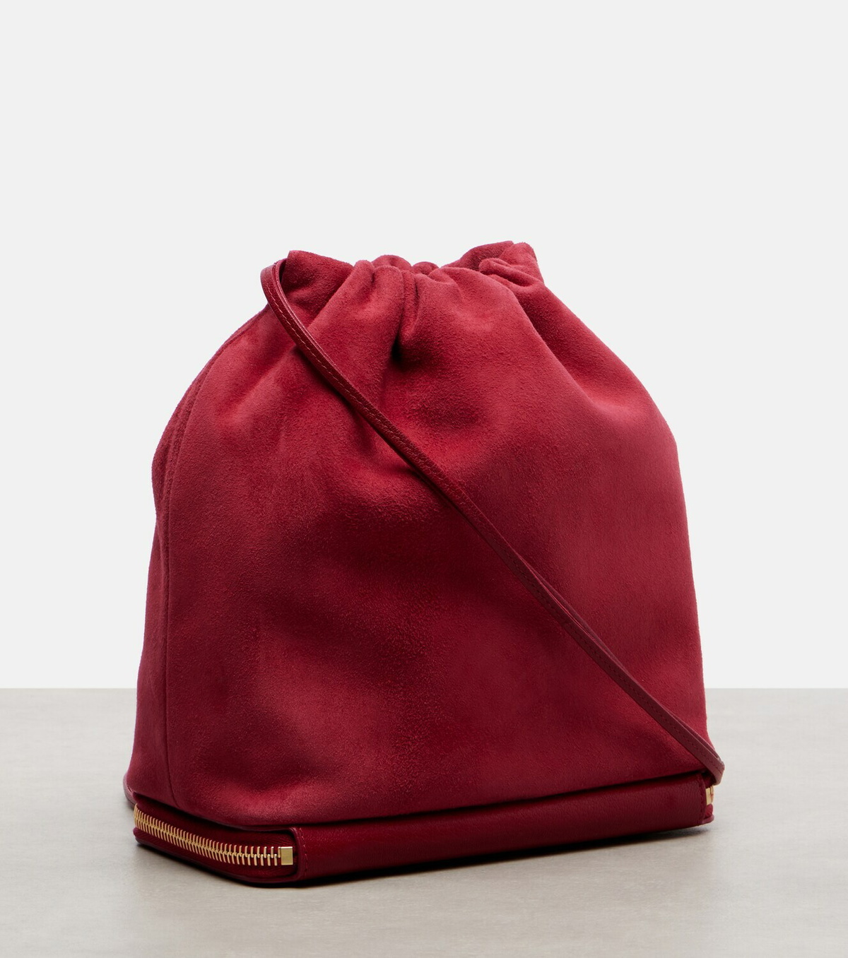 Alaïa Le Pochon suede bucket bag
