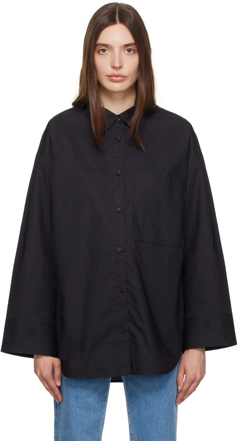 by Malene Birger Black Derris Shirt by Malene Birger