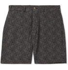 Beams Plus - Printed Seersucker Shorts - Gray