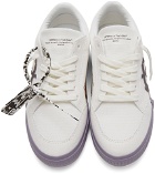Off-White White Vulcanized Eco Canvas Sneakers
