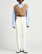 Costume National Womens Jeans Cream