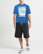 Heron Preston Mens T-shirt Bright in Blue