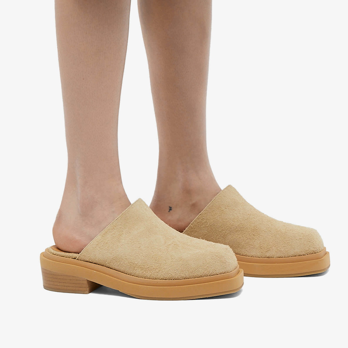 その他 Sank-Latte Eckhaus Latta Women's Zoe Clog Shoe in Beige Eckhaus Latta