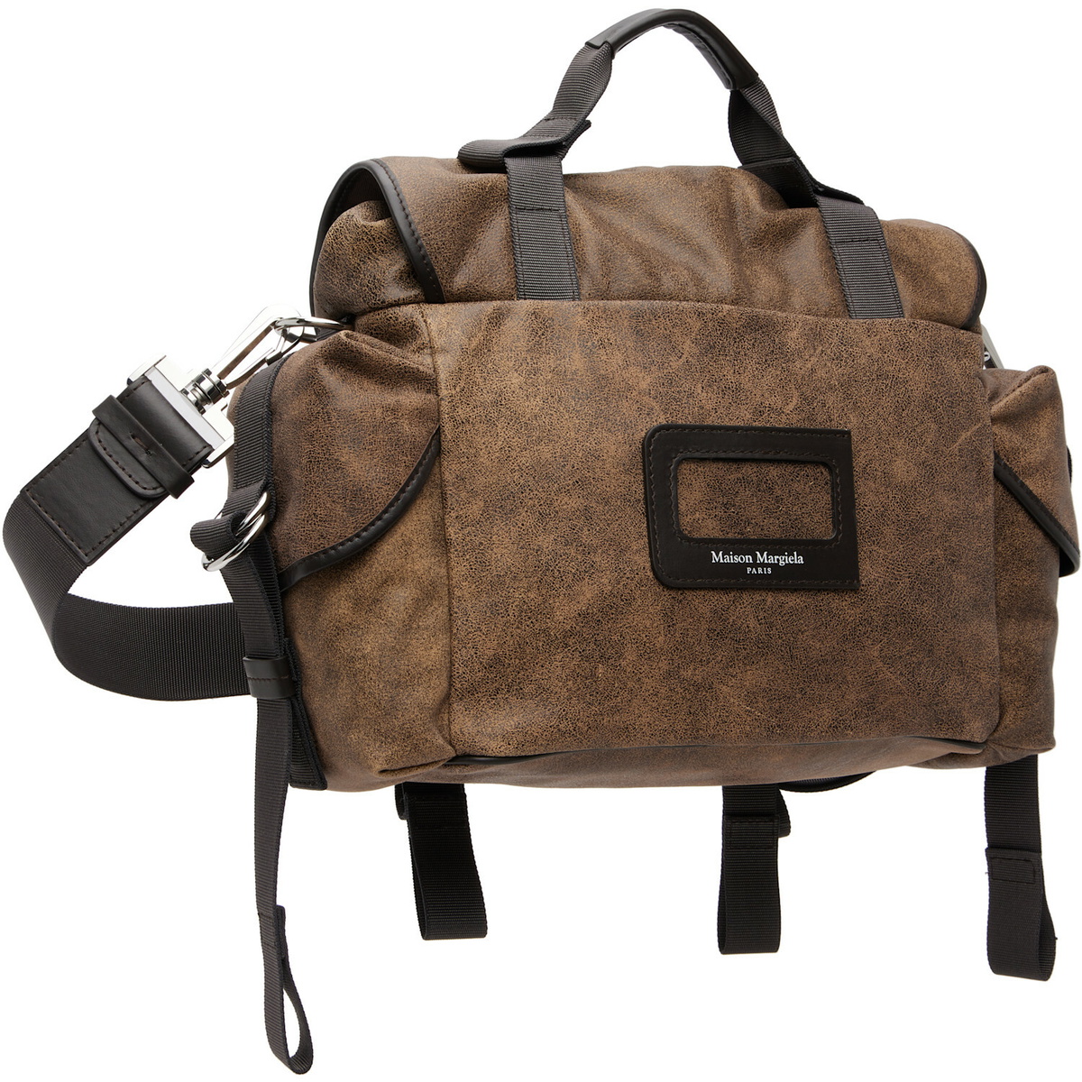 Maison Margiela Brown High Tech Small Messenger Bag