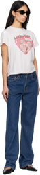 Re/Done Blue 90s Mid Rise Loose Jeans