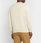 De Bonne Facture - Wool and Alpaca-Blend Sweater - Neutrals