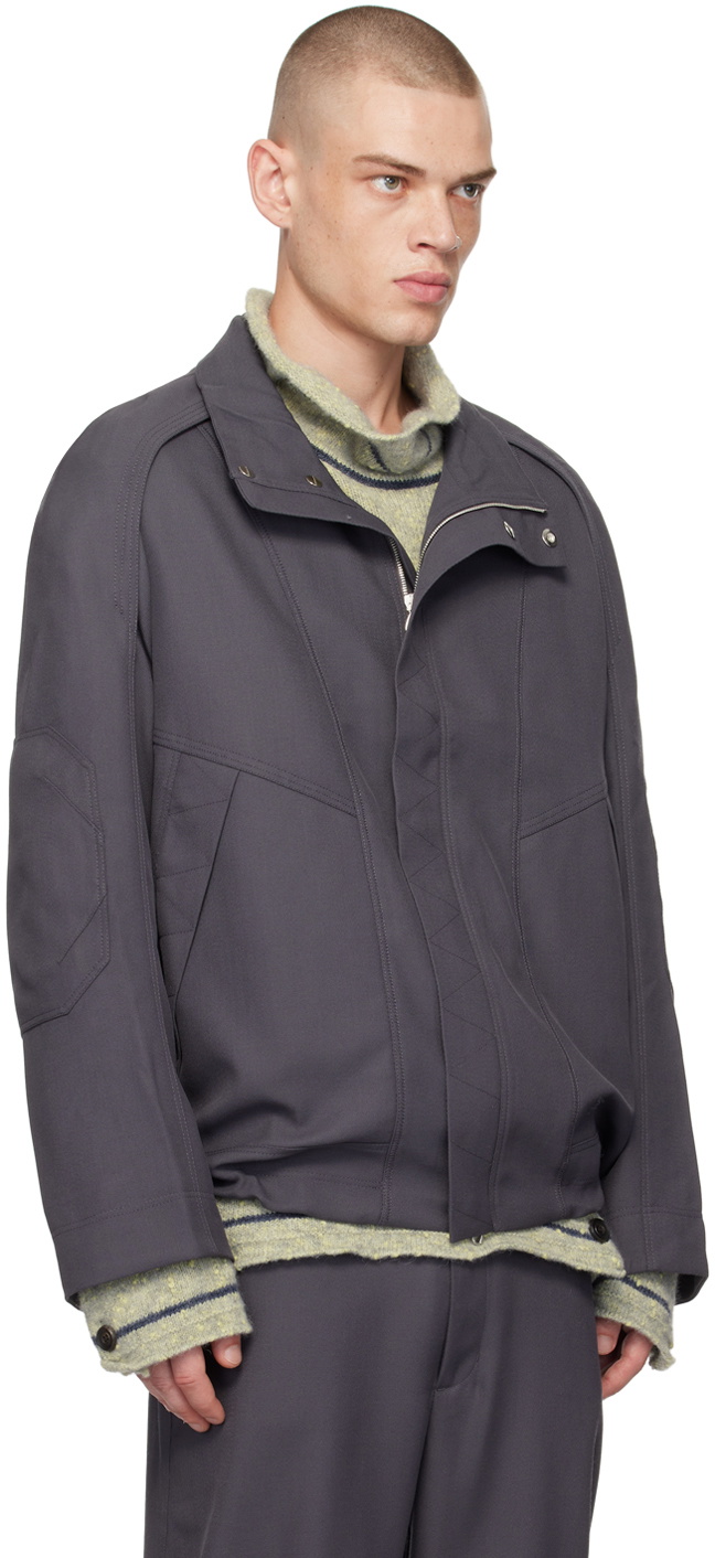 Kiko Kostadinov Gray Jacklight Parka Kiko Kostadinov