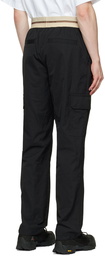 Helmut Lang Black Nylon Cargo Pants