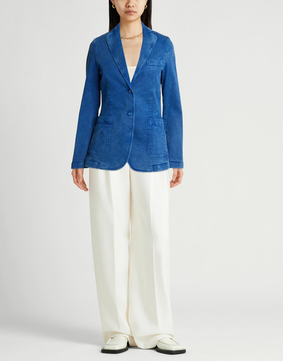 Jacob Cohёn Womens Blazer Bright in Blue