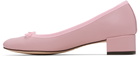 Repetto SSENSE Exclusive Pink Camille Heels
