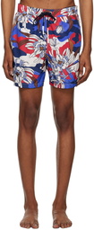 Moncler Multicolor Printed Swim Shorts