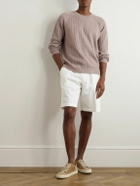 Brunello Cucinelli - Ribbed Cashmere Sweater - Neutrals