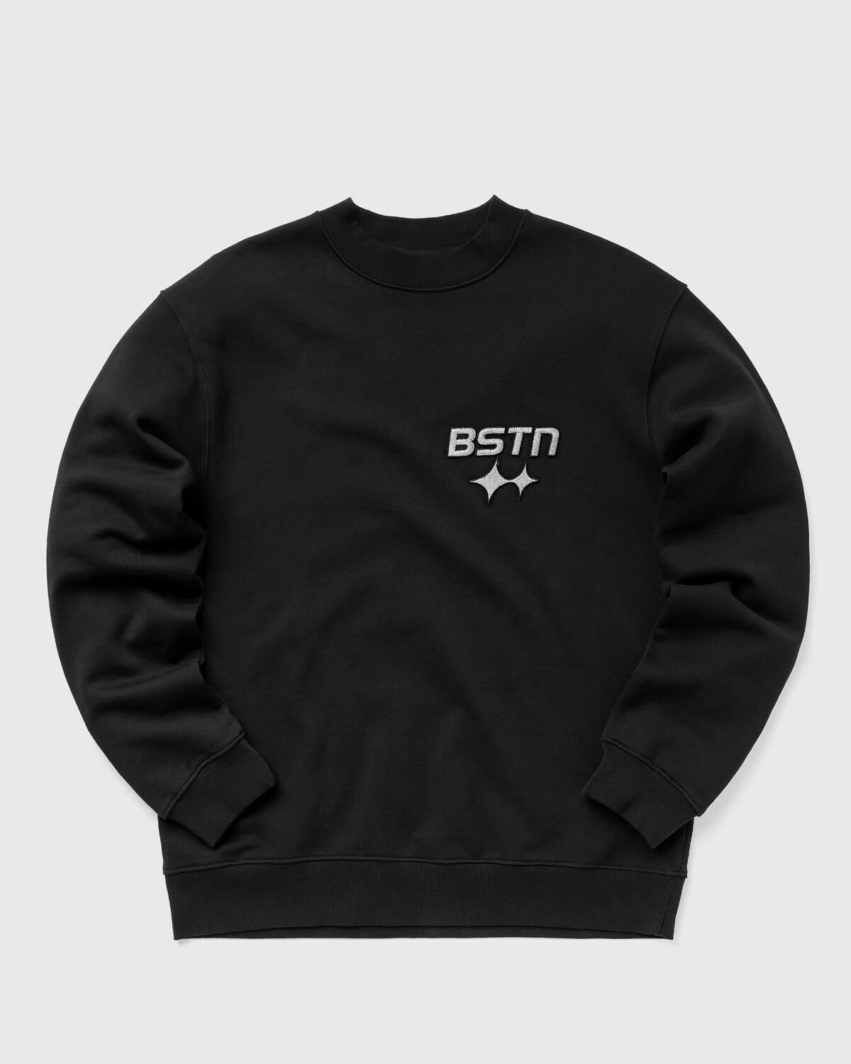 Bstn Brand Logo Crewneck Black - Mens - Sweatshirts