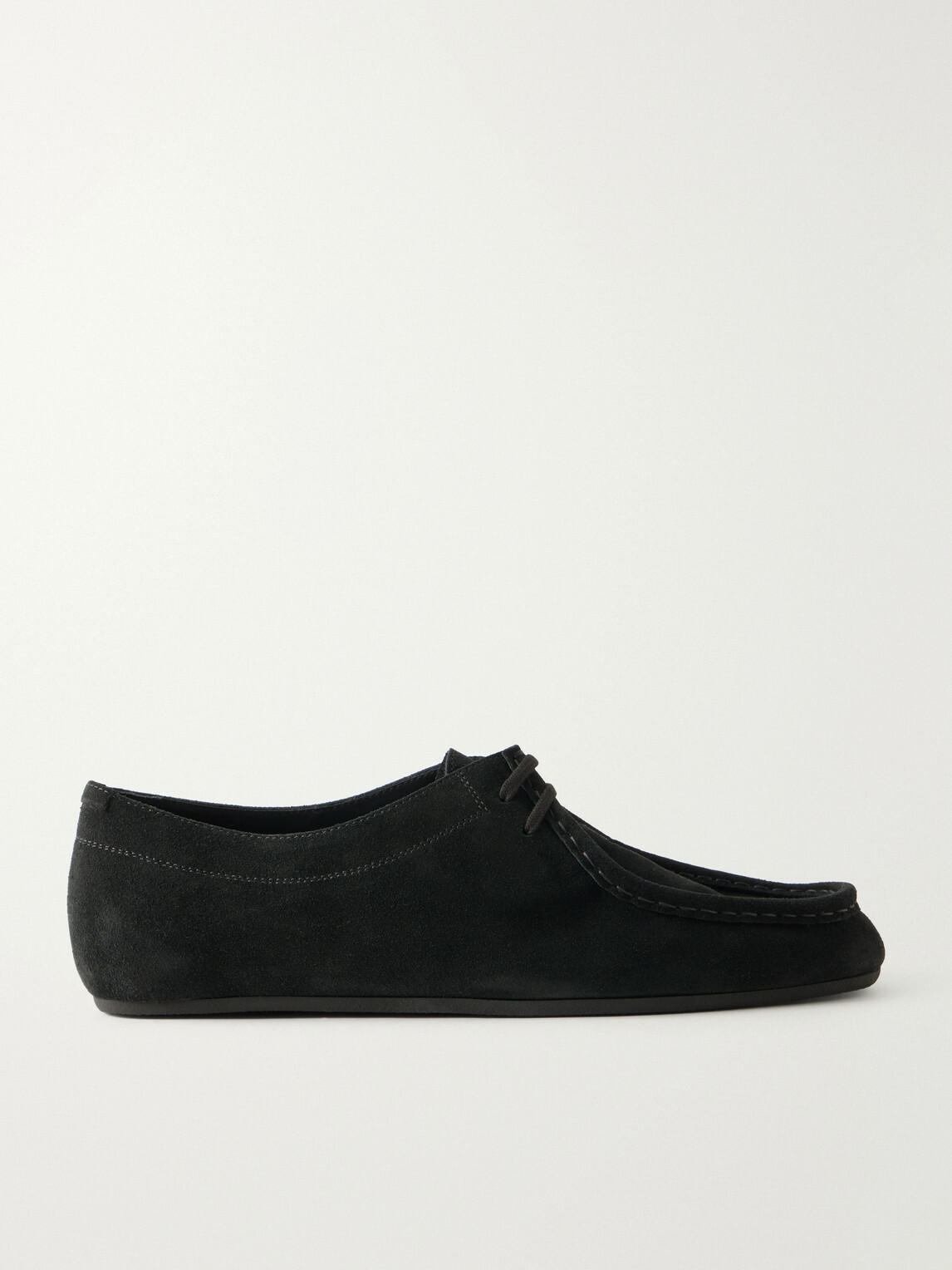 Jil Sander - Suede Derby Shoes - Black