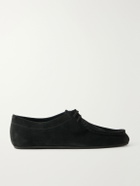 Jil Sander - Suede Derby Shoes - Black
