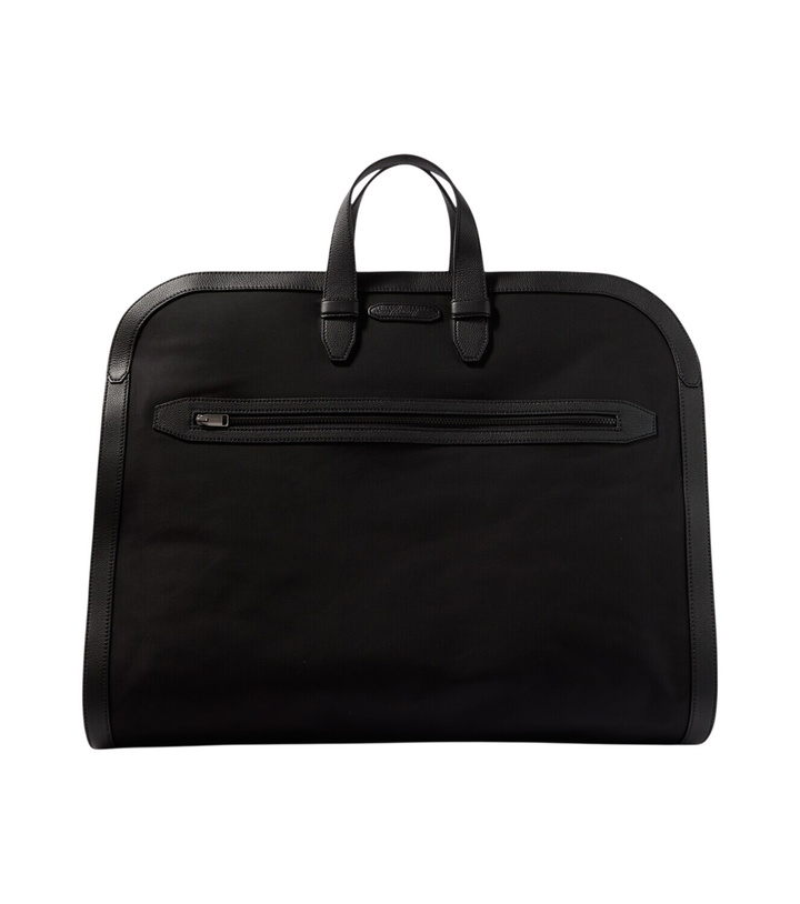 Photo: Brioni Leather-trimmed garment bag