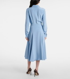 Emilia Wickstead Riko belted silk midi dress