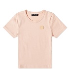Acne Studios Mini Men's Nash Face T-Shirt in Powder Pink