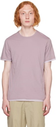 Vince Purple Double Layer T-Shirt